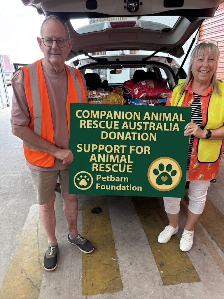 A companion animal helped by community support